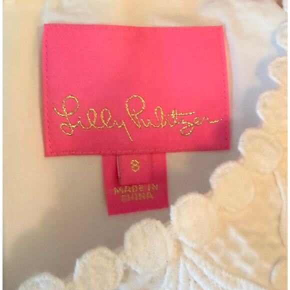 Lilly Pulitzer Resort White Maisie Stretch Shift Dress - Picture 5 of 6